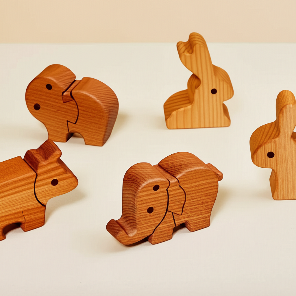 3D Wooden Animal Puzzle